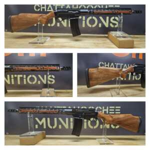 Fightlite SCR - 12.7x42 (.50 Beowulf) 16" Gibbz Side Charging Rifle - Walnut