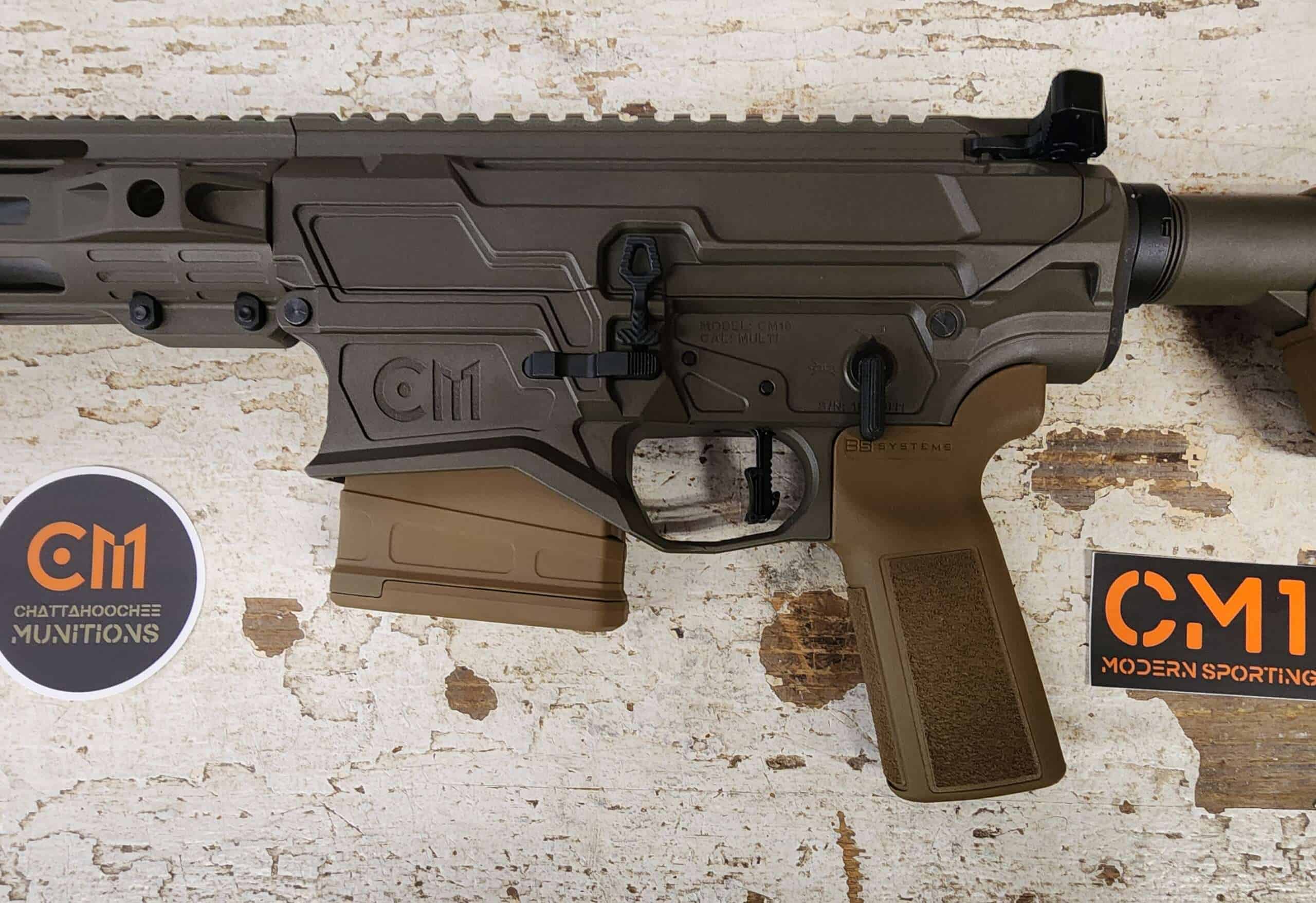 243 Winchester Rifle | CM AR10 Cobalt Kinetics Green and Coyote
