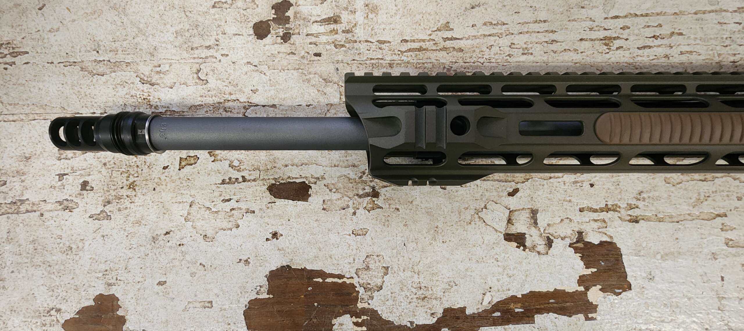 243 Winchester Rifle | CM AR10 Cobalt Kinetics Green and Coyote