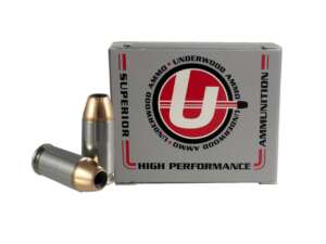 Underwood 45 ACP 230GR. UW330 SPORTING JACKETED HOLLOW POINT HUNTING & SELF DEFENSE AMMO