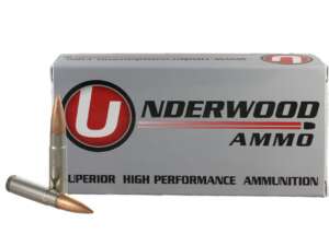 Underwood 300 AAC Blackout (7.62x35mm) 220gr. UW419 Custom Competition™ Hollowpoint Boat Tail Match Hunting Ammo