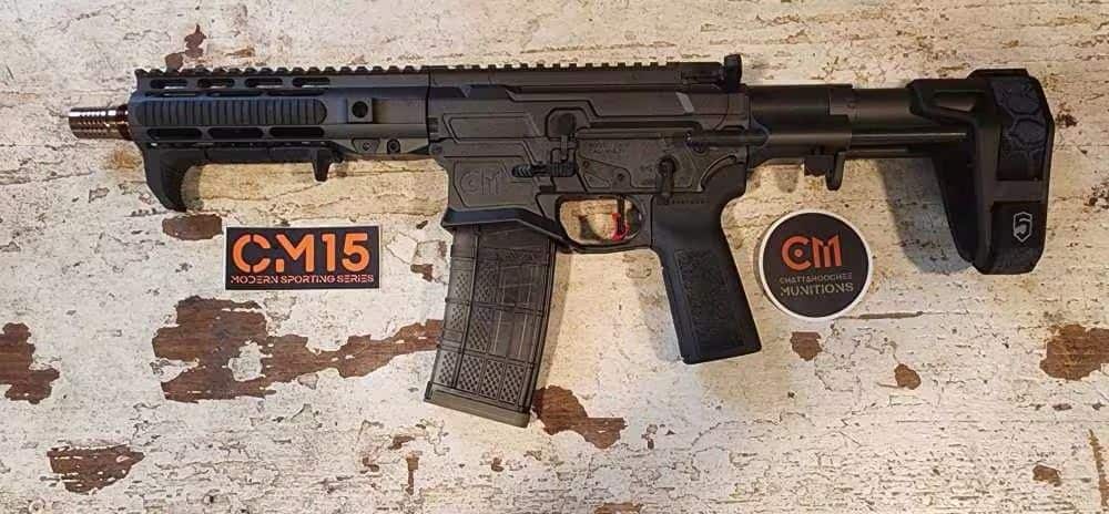AR 15 Pistol – CM15 300 Blackout 8″ Black Tungsten | 300BLK