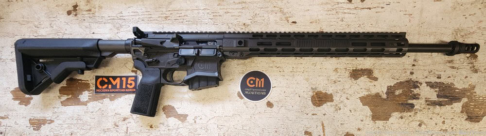 AR15 Black Tungsten Rifle | CM15 22 ARC 20