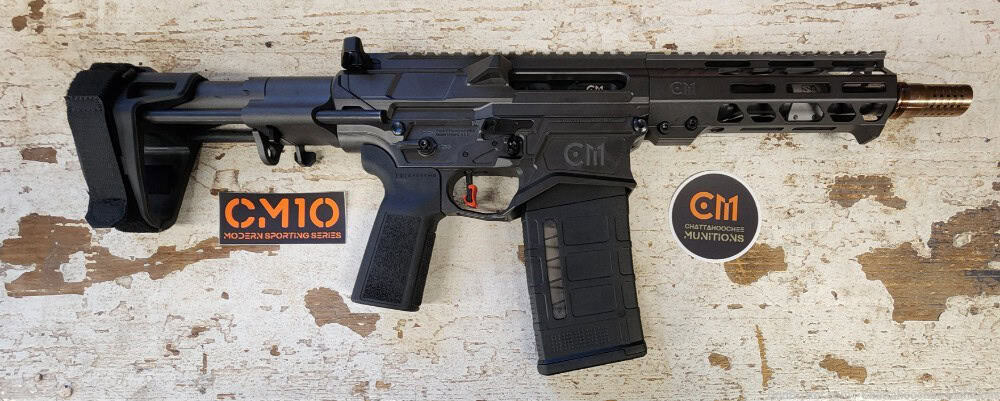 SBR AR10 pistol | CM10 8.6 Blackout 8″ AR10 PISTOL Black