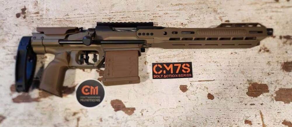 338 ARC Pistol 12″ Lightweight Compact Bolt Action FDE Metallic