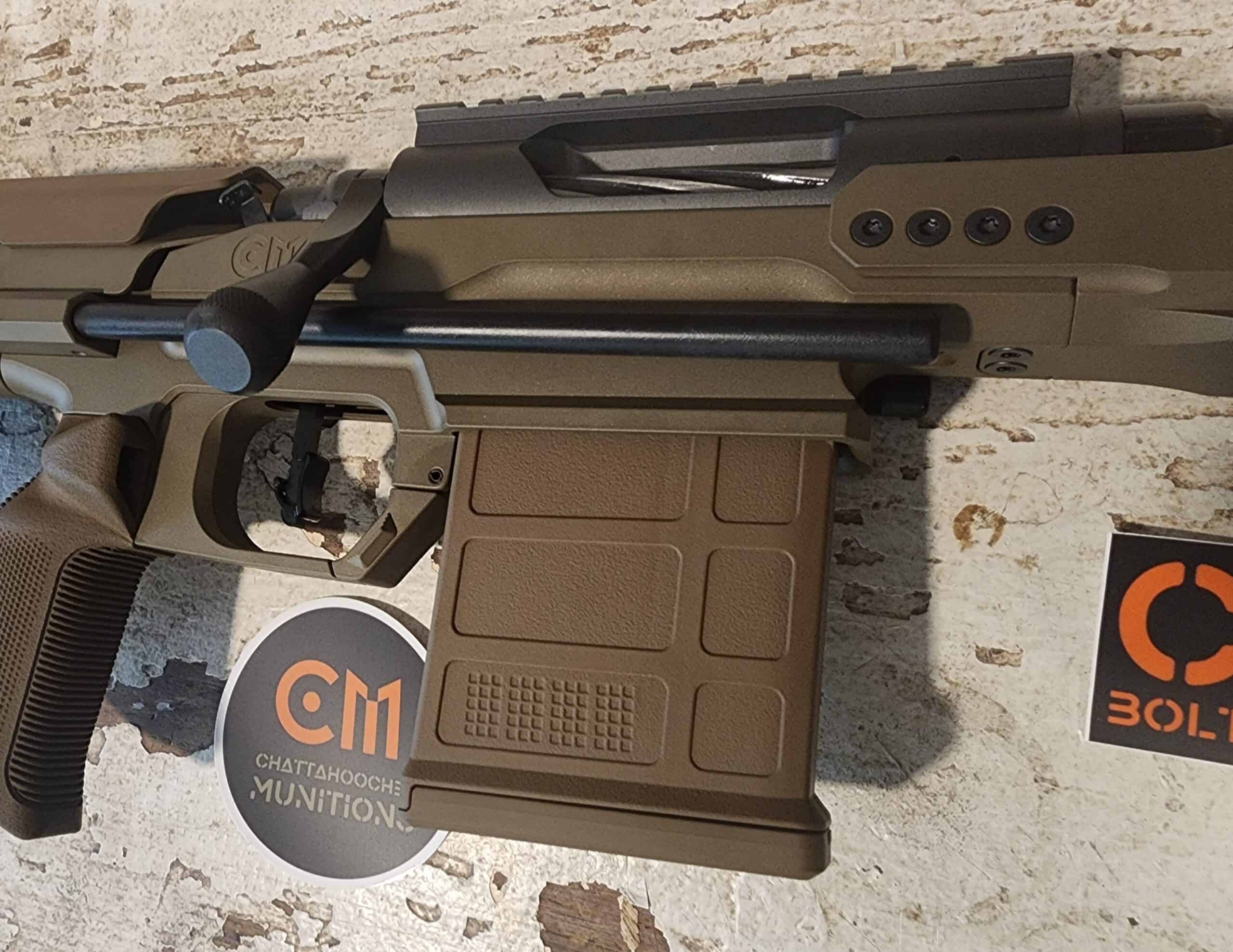 375 Raptor FDE Rifle | 16'' Compact Bolt Action rifle FDE Metallic