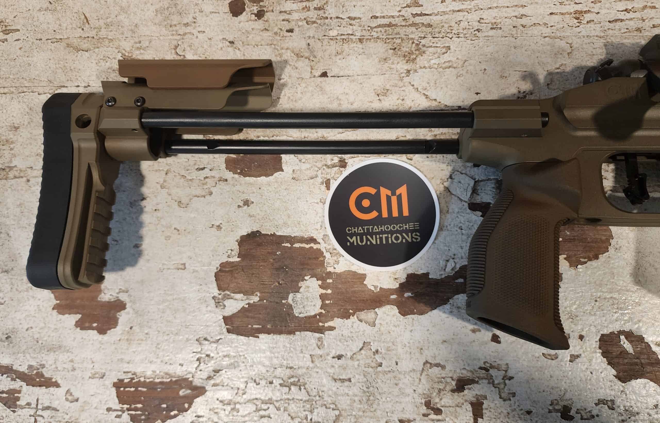 375 Raptor FDE Rifle | 16'' Compact Bolt Action rifle FDE Metallic